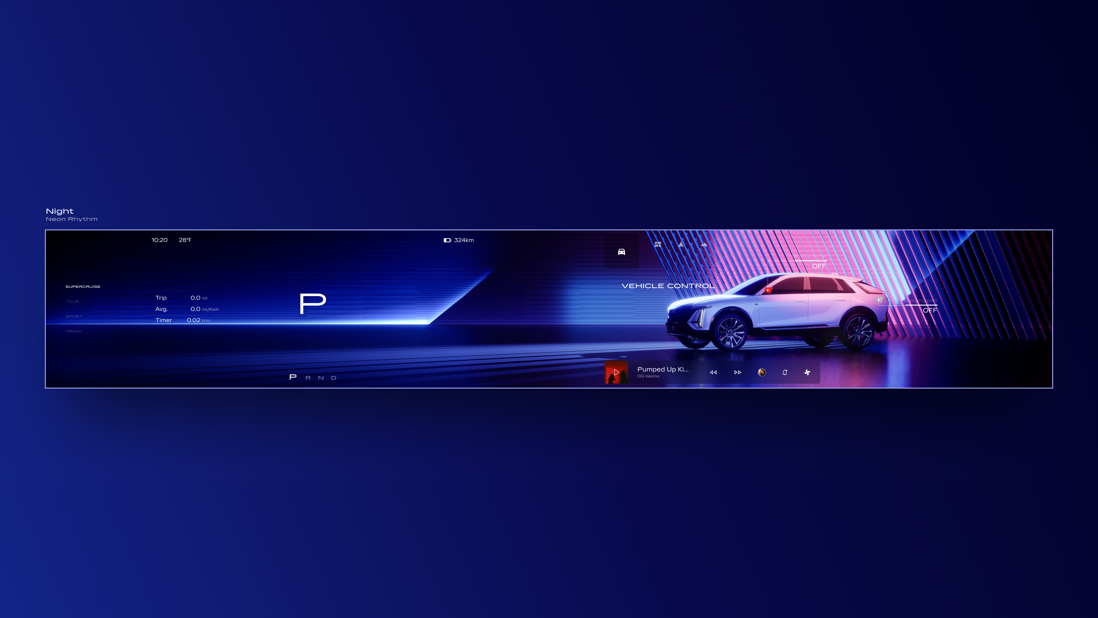 Cadillac night key page